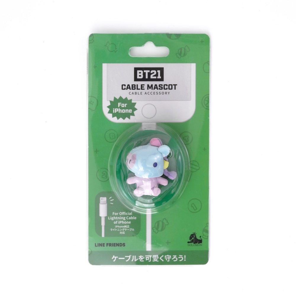 BT21 iPhone lightning充電線頭防斷保護套-Mang【現貨】【快速出貨】