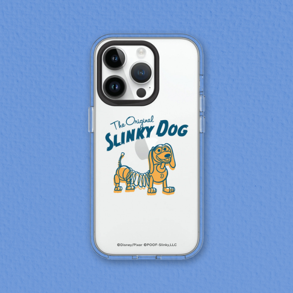 犀牛盾 適用iPhone Clear透明防摔手機殼∣玩具總動員系列-著色的彈簧狗