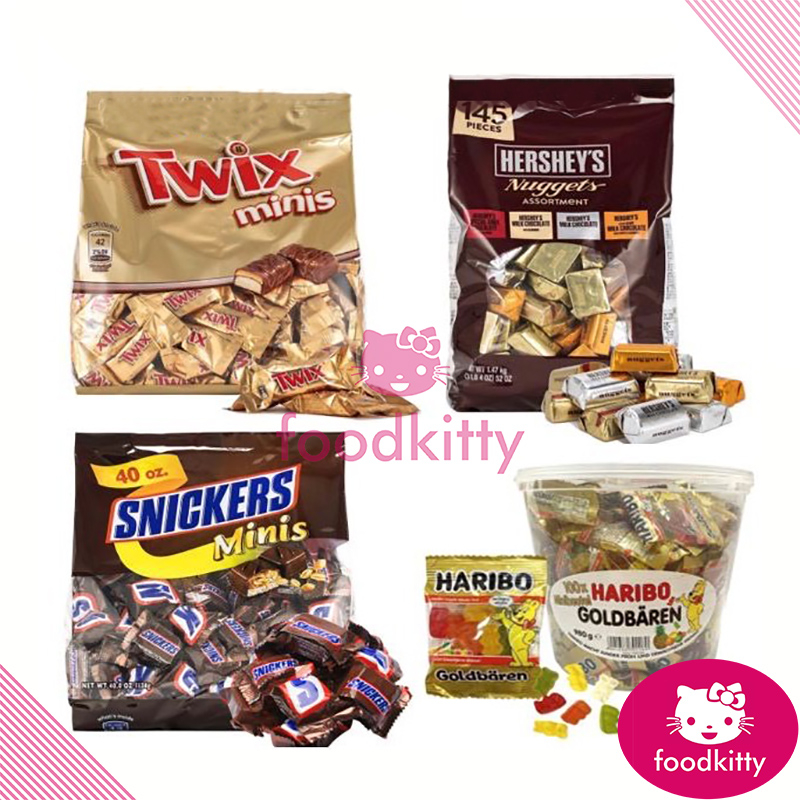 【foodkitty】 台灣現貨 小熊軟糖 TWIX特趣迷你巧克力 好市多 Hersheys SNICKERS