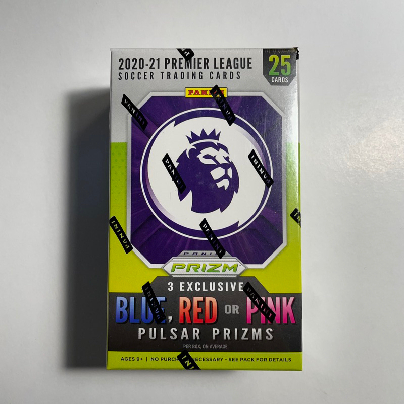 英超足球 2020-21 Panini Prizm Premier League Soccer Cereal Box盒卡