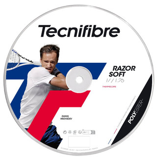 TECNIFIBRE Razor soft 網球線 200M 硬線 圓徑 SPIN強 Daniil Medvedev款