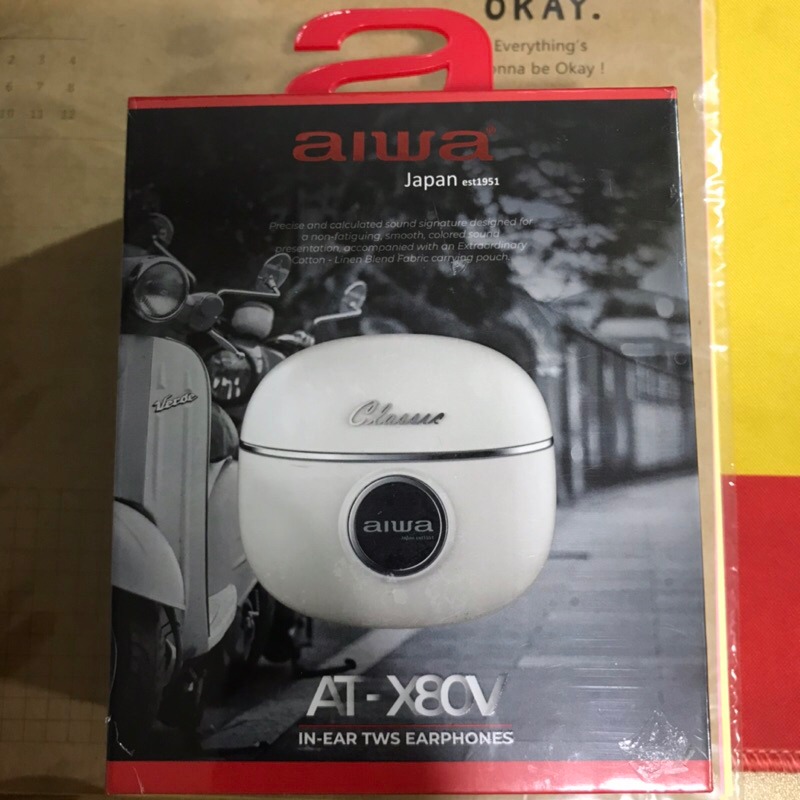 （已降價）AIWA 愛華 真無線藍牙耳機 AT-X80V