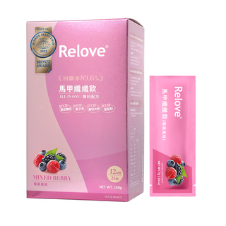 Relove 【小姐不熙娣推薦款】馬甲纖纖飲 莓果風味 24包/7克