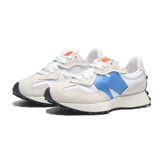 NEW BALANCE 休閒鞋 NB 327 灰白藍 麂皮 復古 情侶 男女 U327WEB