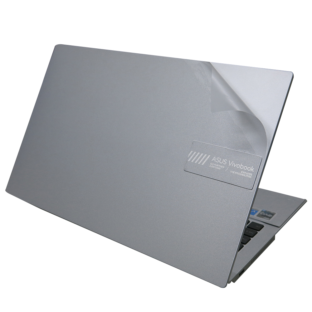 【Ezstick】ASUS Vivobook S15 S5504 S5504VA 銀色機機身貼(上蓋、鍵盤週圍、底部貼)