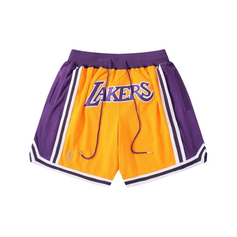 🇺🇸GI.JOE🌟M&N x Just Don聯名 Lakers湖人隊 主場黃 潮流短褲 *最高品質 非便宜貨*