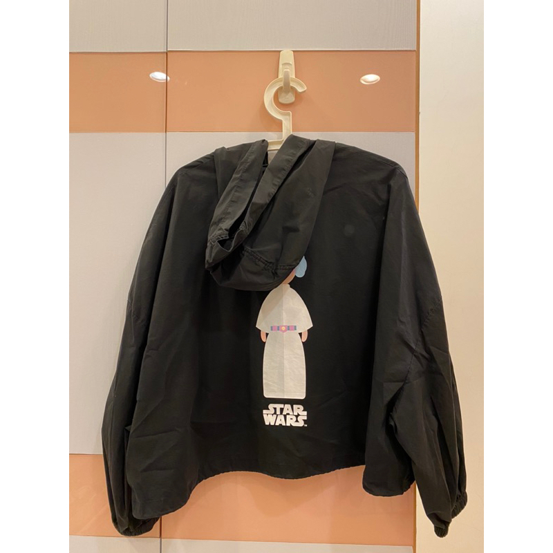 zara x star wars rain/wind jacket size s-m