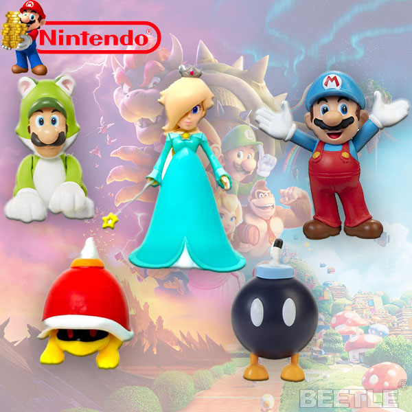 BEETLE JAKKS MARIO NINTENDO 任天堂 瑪利歐 瑪利兄弟 路易吉 2.5吋公仔