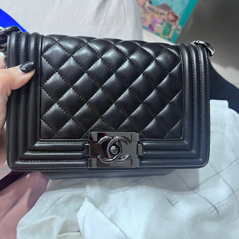 Chanel boy 香奈兒 全黑 小號 Chanel 20 so black