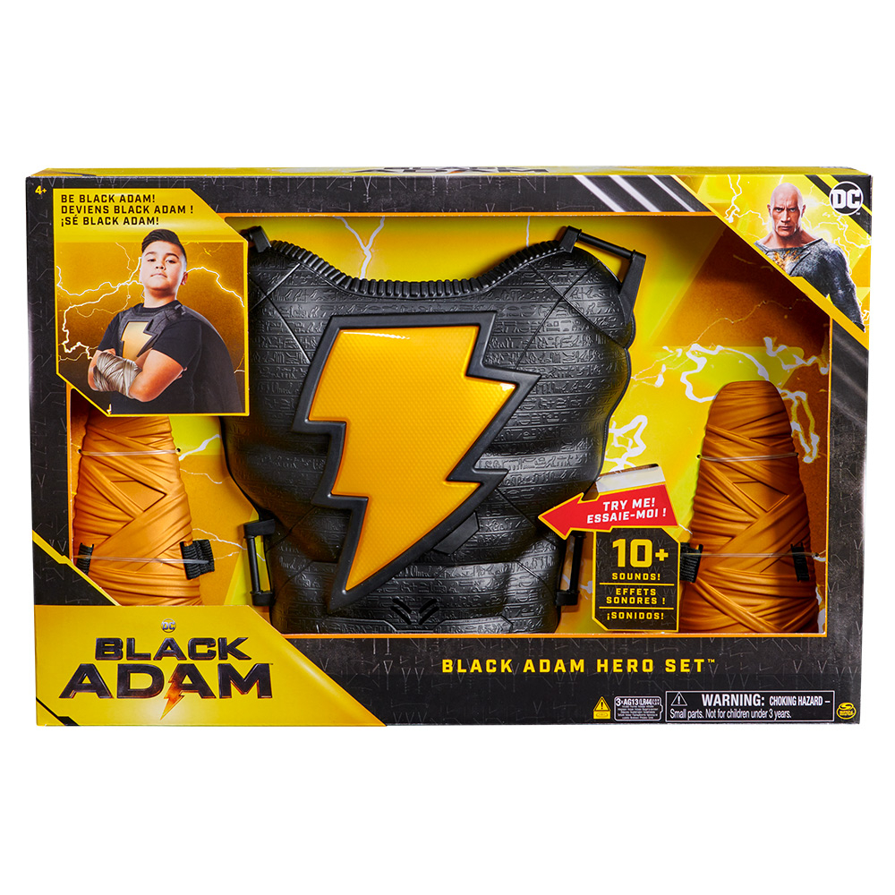 Black Adam黑亞當-聲光角色扮演組 DC 漫畫人物 超級英雄玩具公仔 聲光功能不保證正常