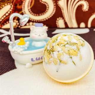 臺灣製造 茉莉花彩虹浴鹽球 超多泡泡 品質保證 泡澡精油 浴球 泡澡球 入浴球 洗澡球 泡泡浴 精油香氛SPA 情人節