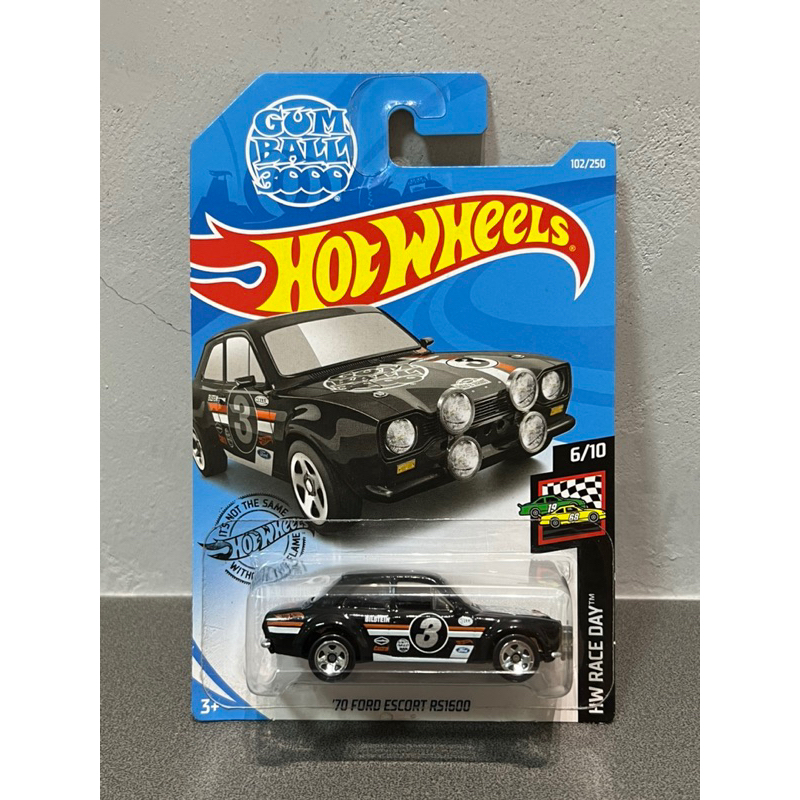 Hot Wheels 風火輪 Ford Escort RS1600 Gumball 3000 HW Race Day