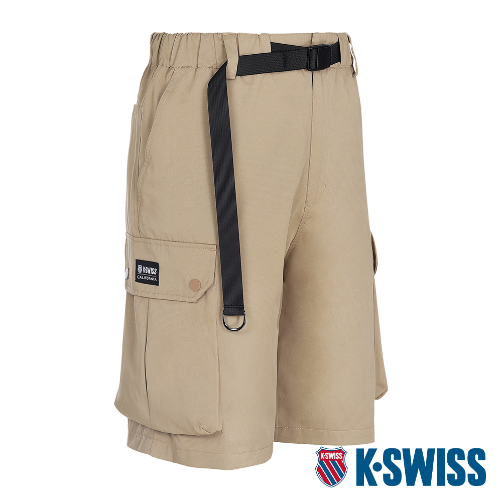 K-SWISS Cargo Pants工裝短褲-男-卡其