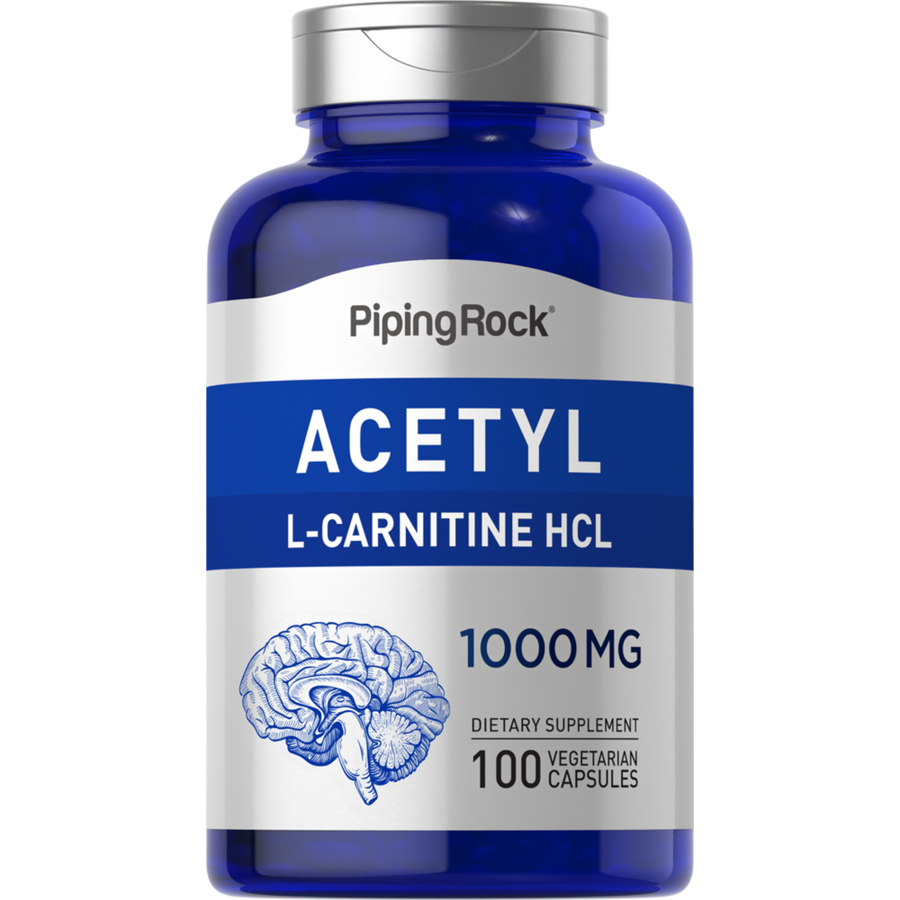 現貨在台 Piping Rock 乙醯左旋肉鹼 Acetyl L-Carnitine 1000mg 90顆 / 100顆