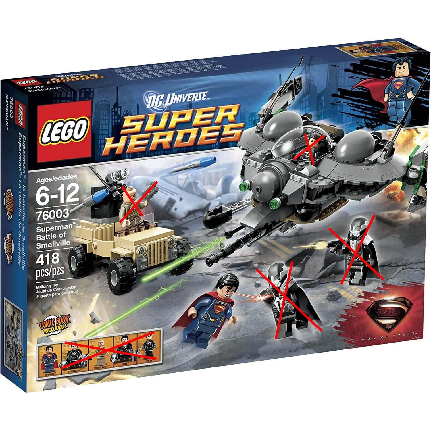 拆賣樂高 LEGO 76003 DC 正義聯盟 超人前傳
