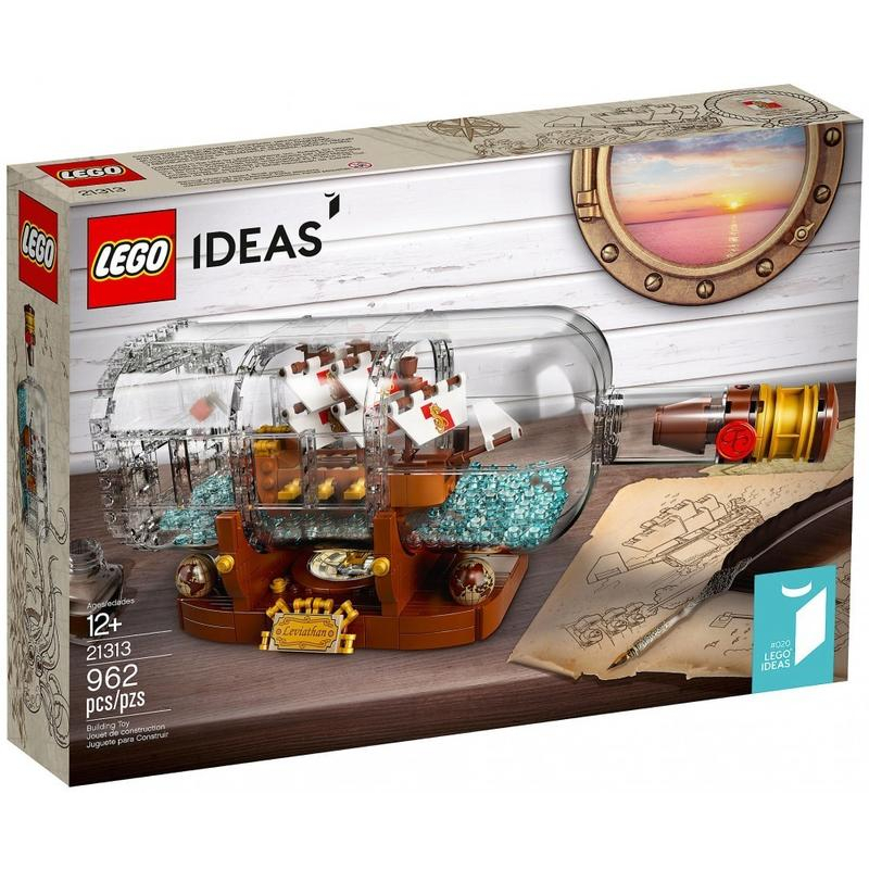 【好美玩具店】LEGO IDEAS系列 21313 瓶中船 Ship in a Bottle