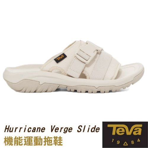 【美國 TEVA】女款 可調式機能運動拖鞋 Hurricane Verge Slide.海灘鞋_樺木白_1136210