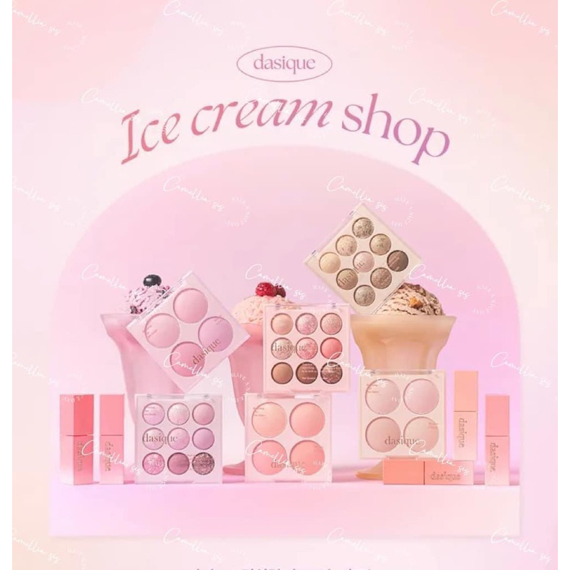 （現貨）韓國5/1新上市Dasique Shadow Palette 冰淇淋9宮格眼影盤+指甲油限定套組