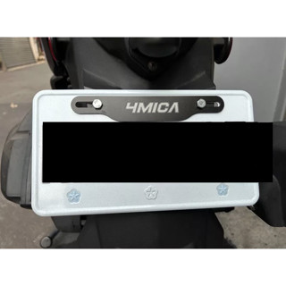 SYM 4mica 大牌飾片 車牌飾片 機車牌框 車牌框 4mica改裝