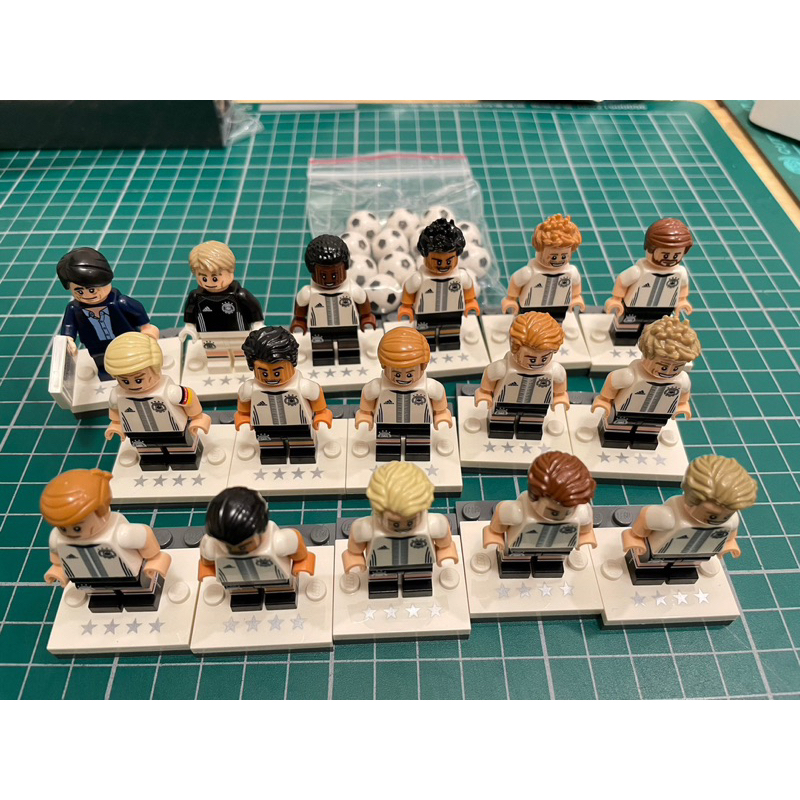 LEGO 71014 Minifigures 世界盃-德國對🇩🇪 16個球員