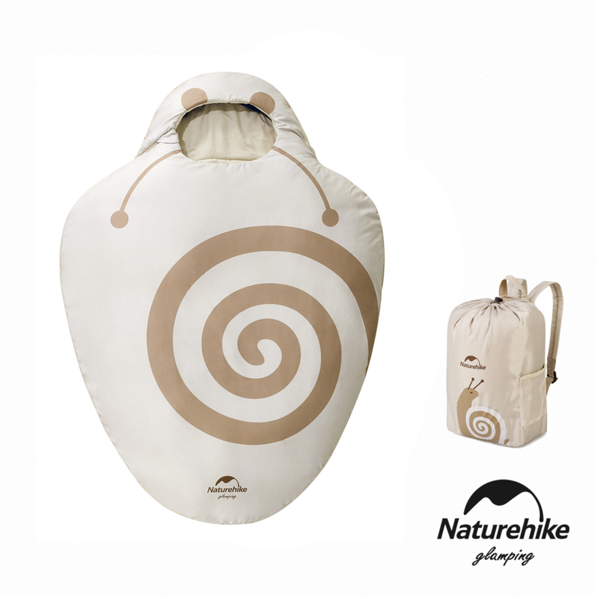 Naturehike 挪克 總代理 蝸牛造型兒童睡袋 附收納後背包