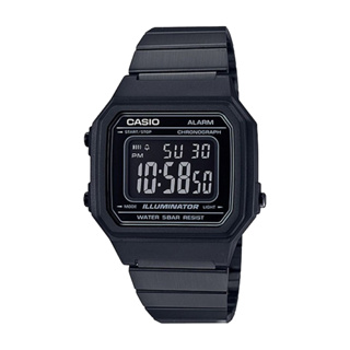 【WANgT】CASIO 卡西歐 B650WB B650WB-1B 時尚簡約方形雅致防水電子手錶