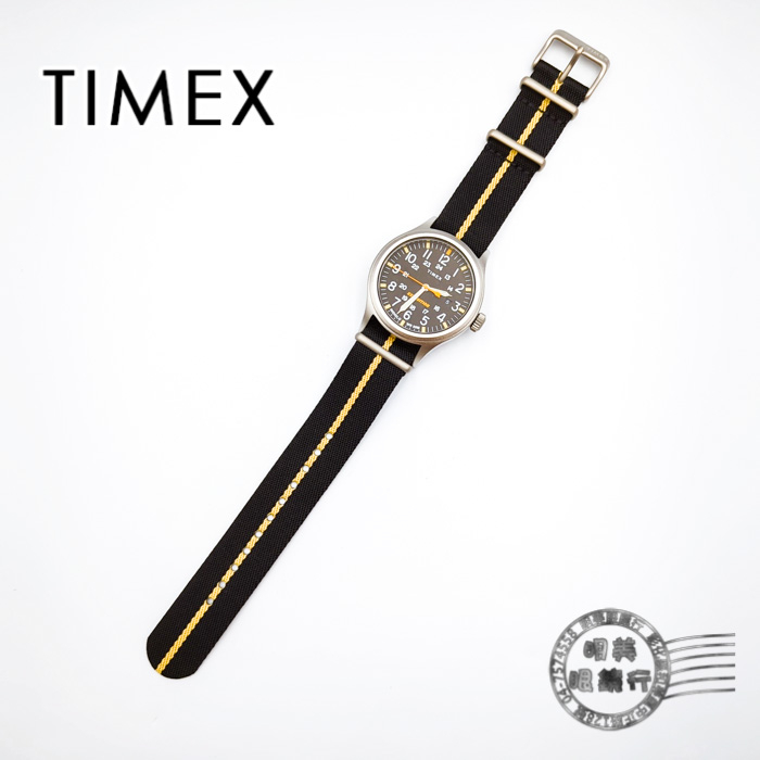 TIMEX 天美時 /TXTW2V07800/(黑X米色)遠征系列/日期顯示探險腕錶/明美鐘錶眼鏡