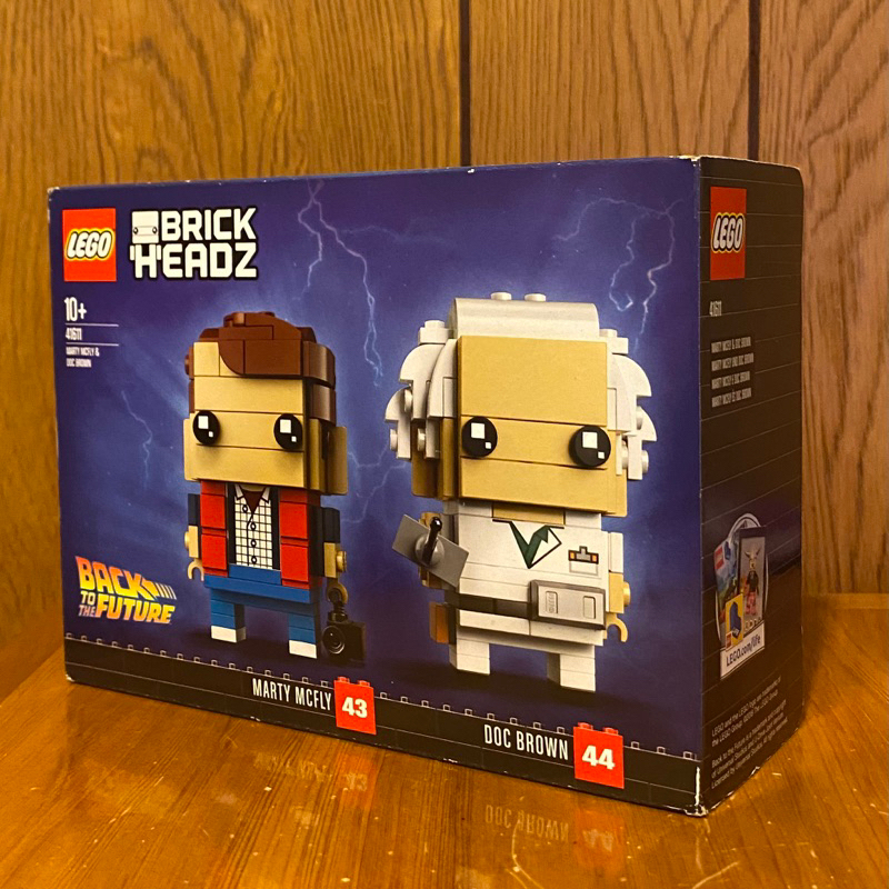 絕版 Lego 41611 回到未來 Back to the future BRICK HEADZ 馬蒂&amp;博士 私訊折價