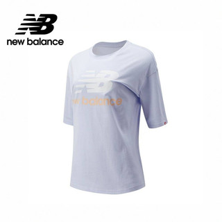 New Balance 女款短袖 淺紫色運動上衣 吸濕排汗 短T