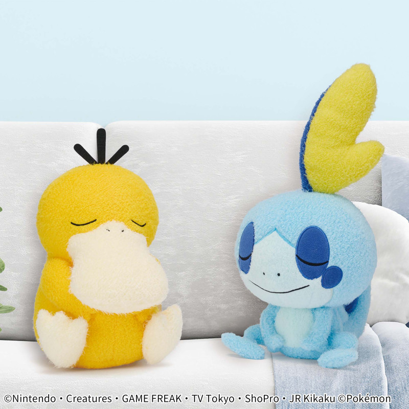 【米朧家】現貨 💖 寶可夢 MOFUGUTTO 玩偶 可達鴨 淚眼蜥 萬代景品 娃娃