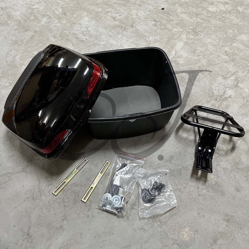 CJ ebike 福利品 電動車置物箱 安全帽箱 極酷 置物箱 含座