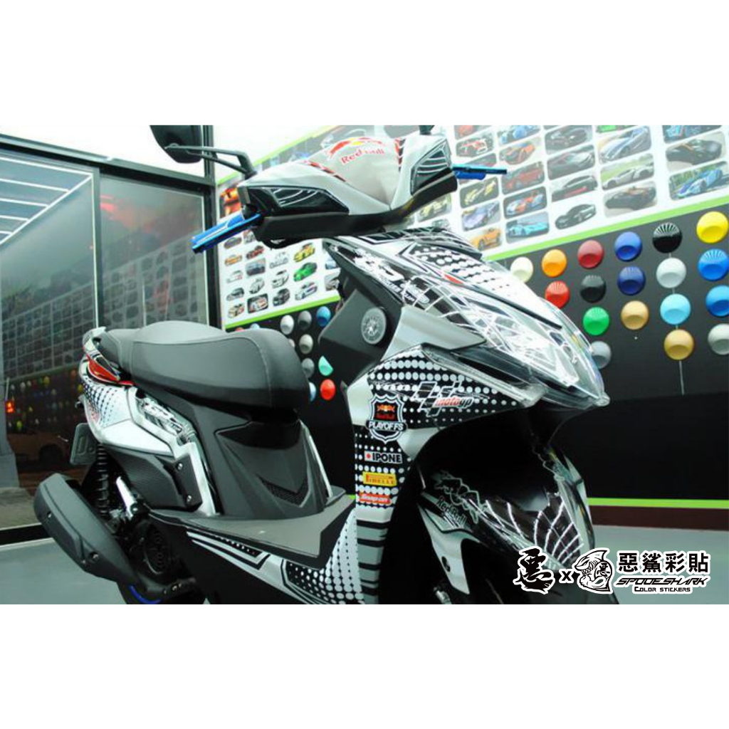 Racing MAN 雷霆S150  (共3色)紅牛特仕 機車貼紙 彩貼 彩繪 防刮 套組 車殼 保護 車膜 惡鯊彩貼