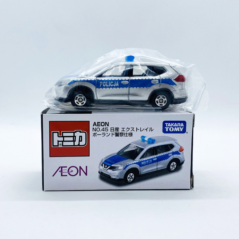 【現貨】TOMICA 多美小汽車 AEON 限定 第45彈 NO.45 Nissan X-Trail 波蘭警察車仕樣