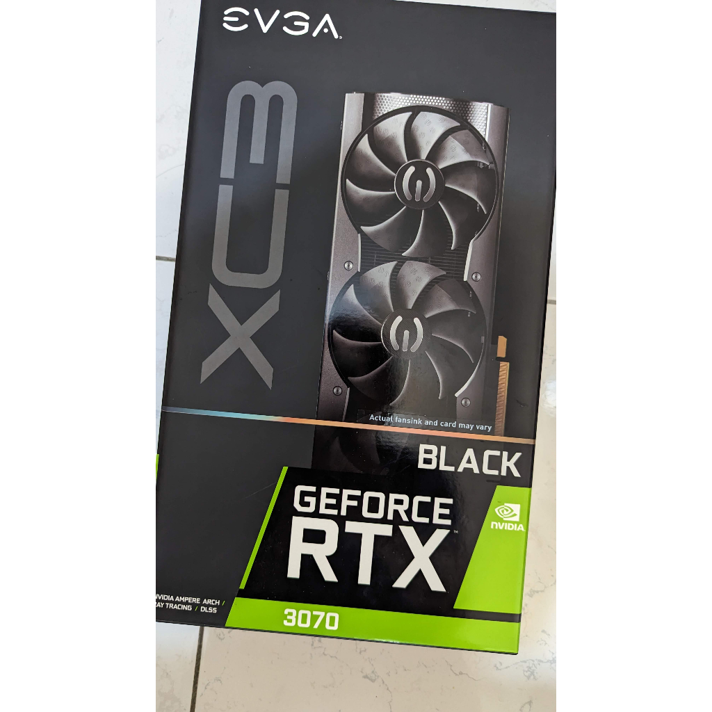 EVGA XC3 RTX 3070 顯示卡 三風扇 未鎖版本 盒裝完整 功能正常 出清