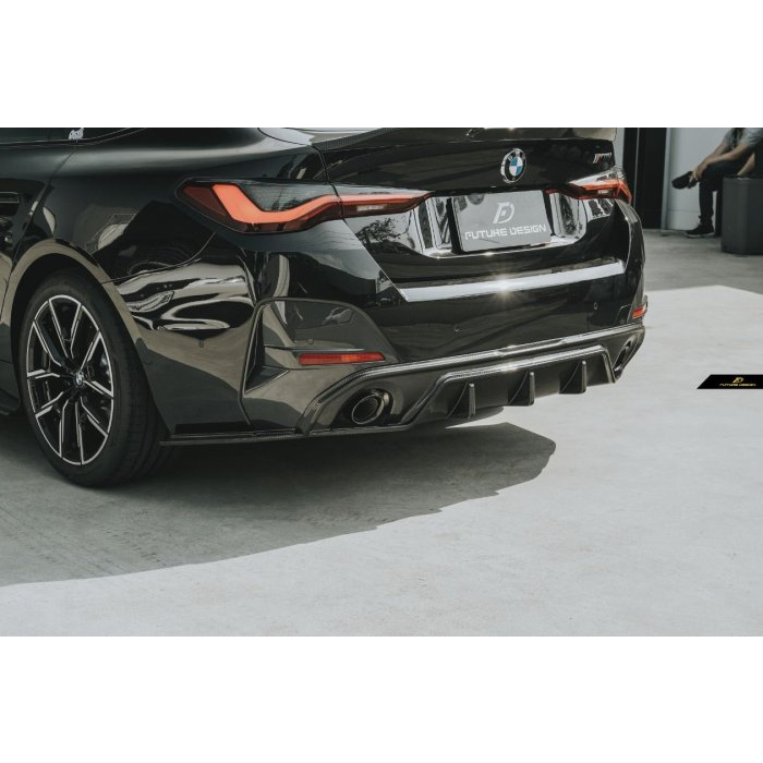 【Future_Design】BMW G26 FD 品牌 高品質 CARBON 碳纖維 卡夢 三件式 後下巴 現貨