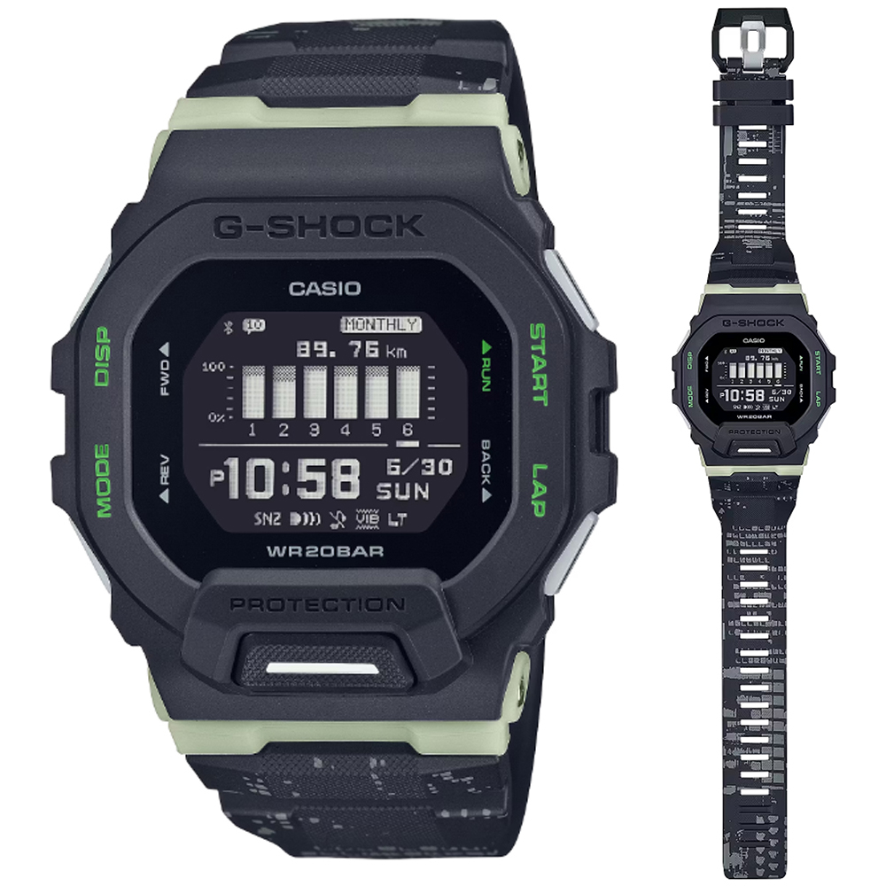 内祝い】 未使用品 CASIO GBD-200 G-SHOCK 腕時計(デジタル