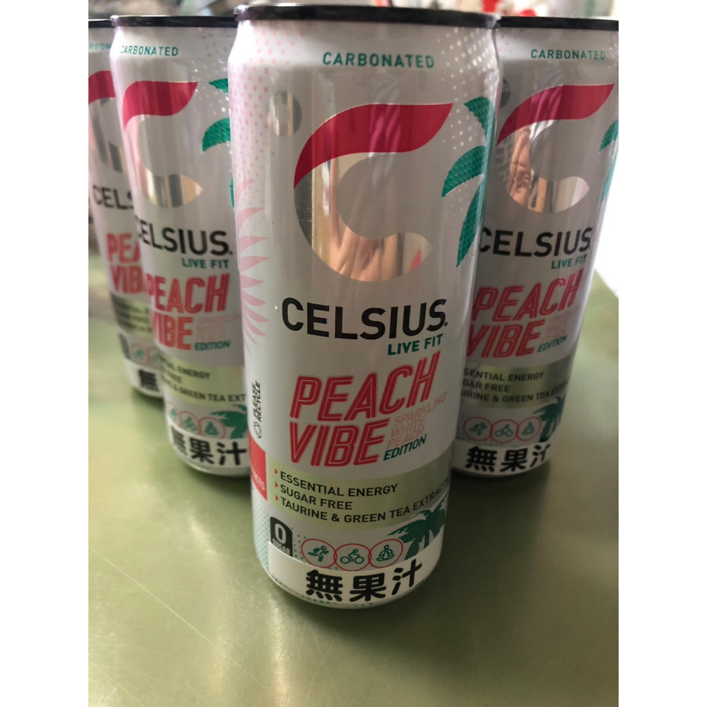 Celsius機能運動氣泡飲-白桃風味