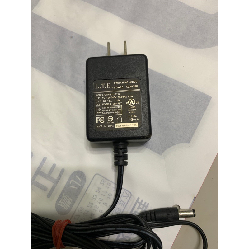 AC100-240V電源供應器 DC 12v1.25A變壓器 交流轉直流 供電器 電源線充電器Power Adapter