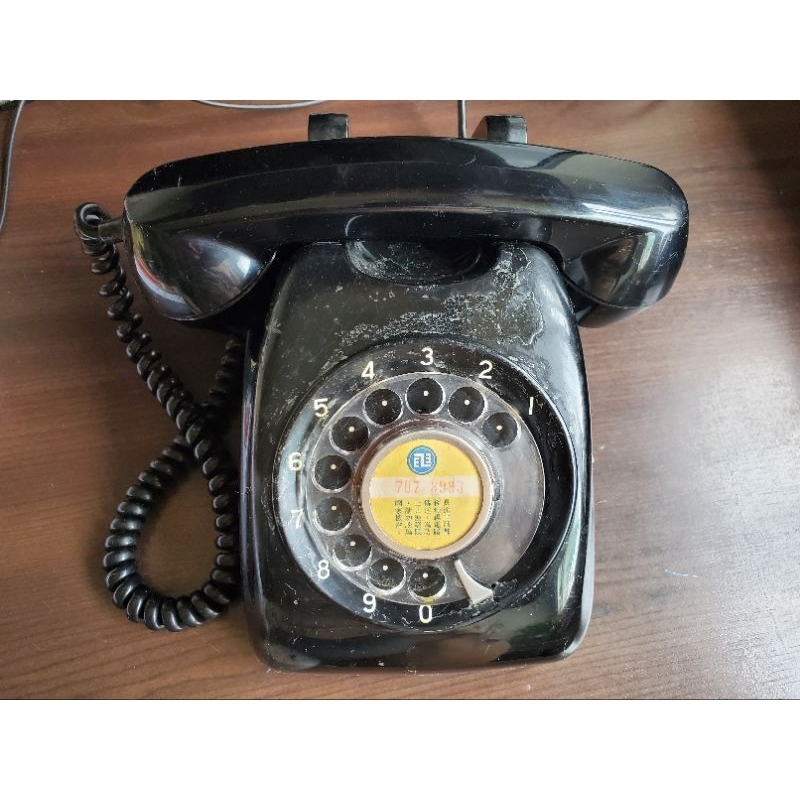 ［經典黑］轉盤電話.古早電話.復古電話600-A型