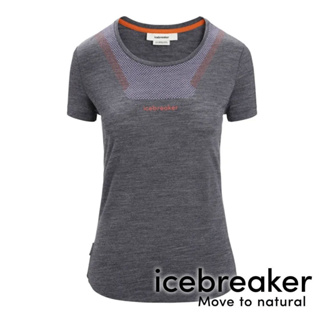 【icebreaker】Sphere II 女圓領短袖上衣(訓練模式)AD150『灰』0A56N1