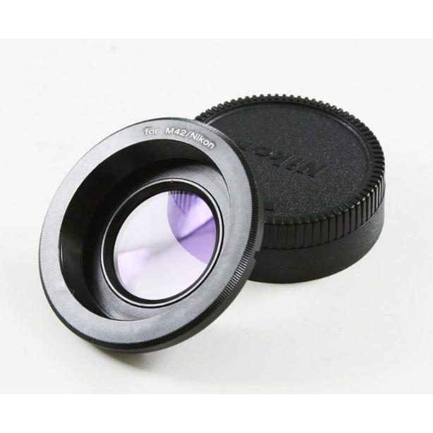 多層鍍膜矯正鏡片無限遠對焦 M42 Zeiss Pentax鏡頭轉Nikon AI F單眼單反相機身轉接環 M42-AI