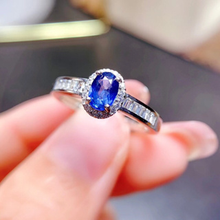 【龍騰寶石】 天然 皇家藍 藍寶 戒指 錫蘭 火光閃耀 晶體乾淨 顏色濃郁 切割完美 微鑲 精工 寶石 彩寶 Fancy