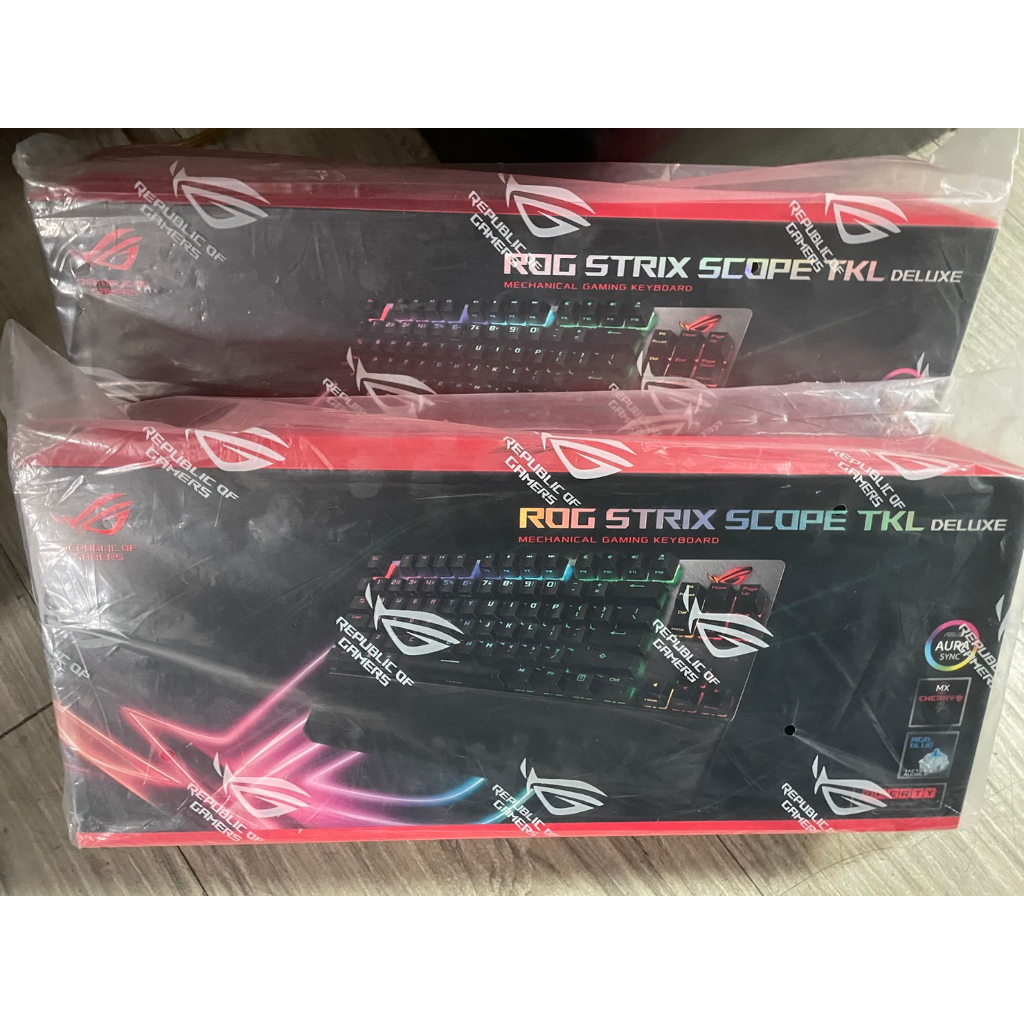 免運費  特價3天 保證回價  全網最低   ROG STRIX SCOPE TKL Deluxe RGB 電競鍵盤青軸