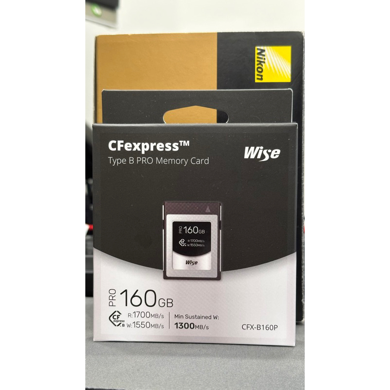 Wise 160GB CFexpress Type B PRO 記憶卡