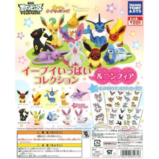現貨 正版 絕版 伊布家族扭蛋轉蛋 T-ARTS 神奇寶貝 冰伊布草伊布精靈寶可夢 伊布家族水精靈火精靈雷精靈初代御三家