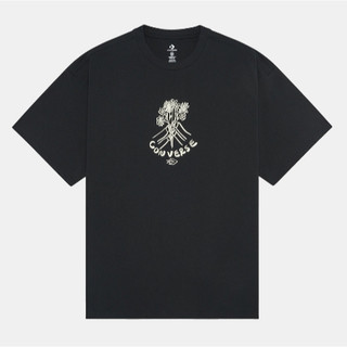 【R-MAN】CONVERSE FLOWER FRIENDS TEE BLACK 短袖上衣 黑 台灣公司貨