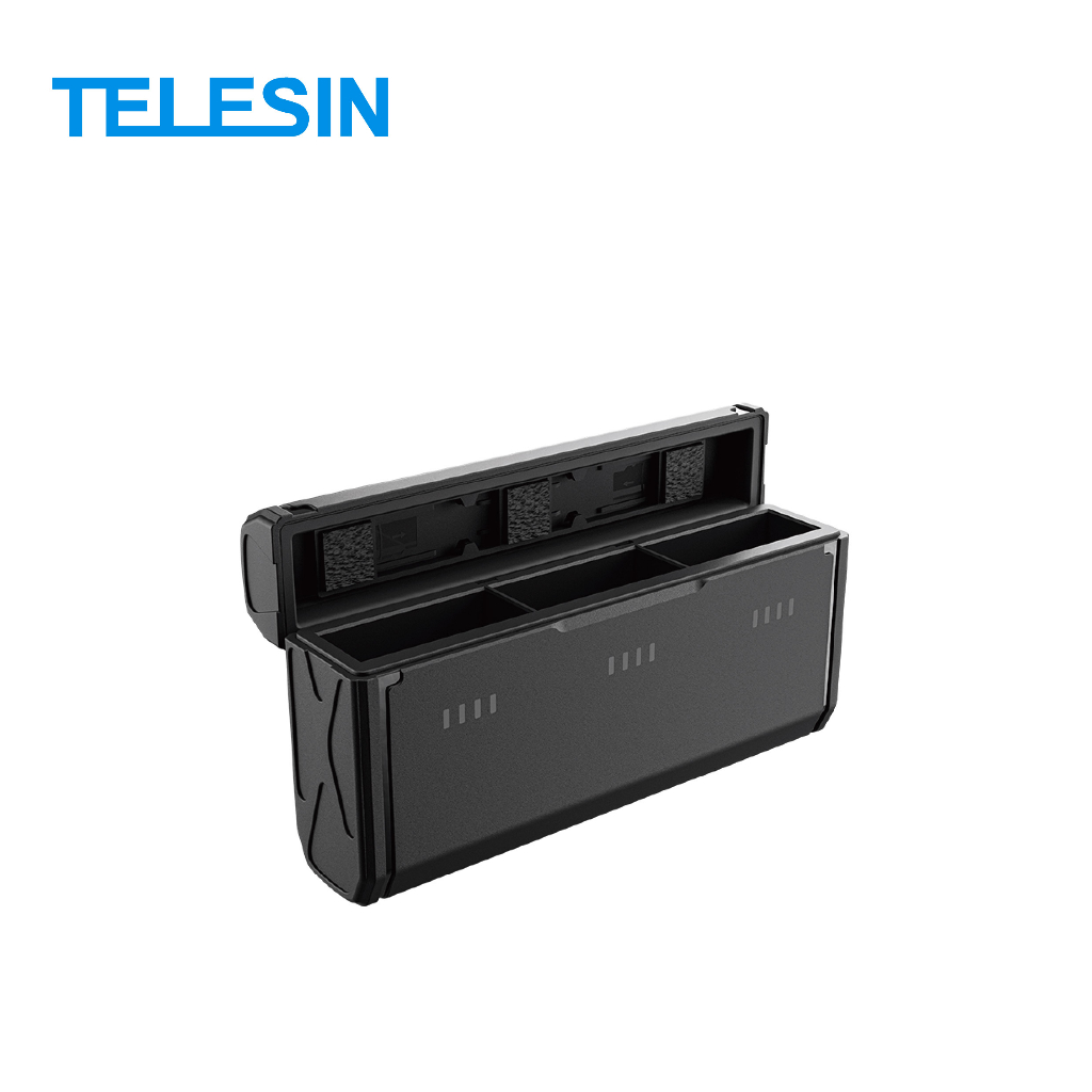 ◄WRGO►GOPRO配件 TELESIN HERO12/11/10/9 口袋式充電盒 公司貨