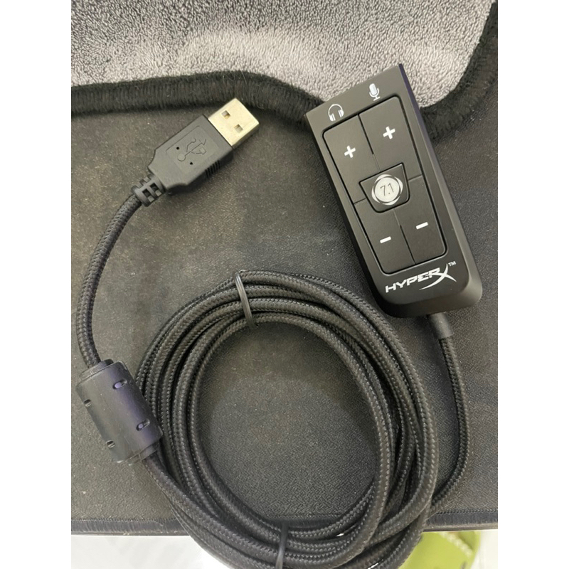 HyperX Cloud II USB 音效控制器電競用、射擊遊戲專用外接音效卡