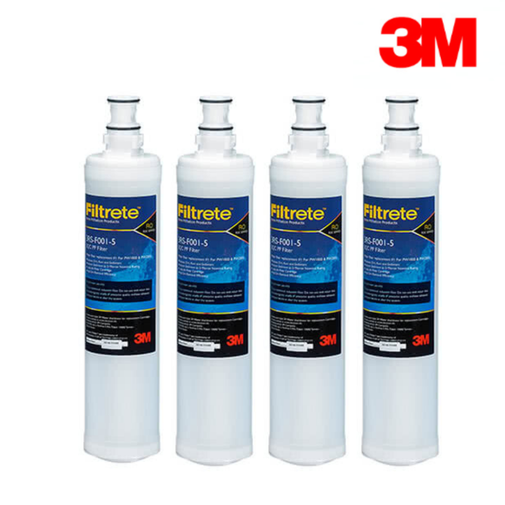 【3M】SQC快拆前置樹脂軟水濾心 4入特惠價 3RF-F001-5 快拆軟水濾芯 無鈉樹脂 除水垢
