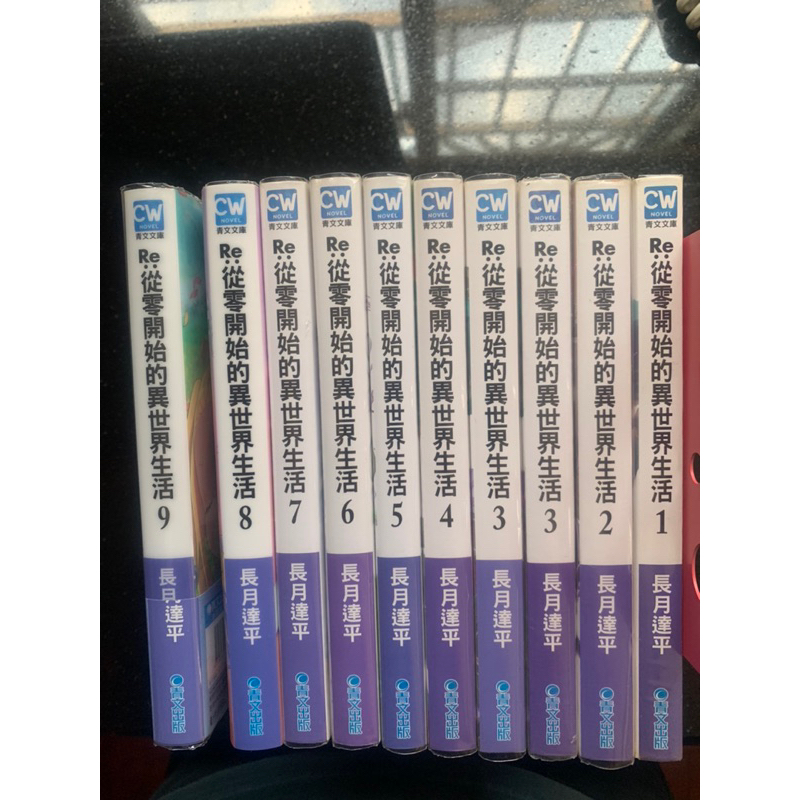 Re:從零開始的異世界生活/01-09集/Re0/愛蜜莉雅/雷姆/拉姆/二手/輕小說/小說/長月達平/青文出版